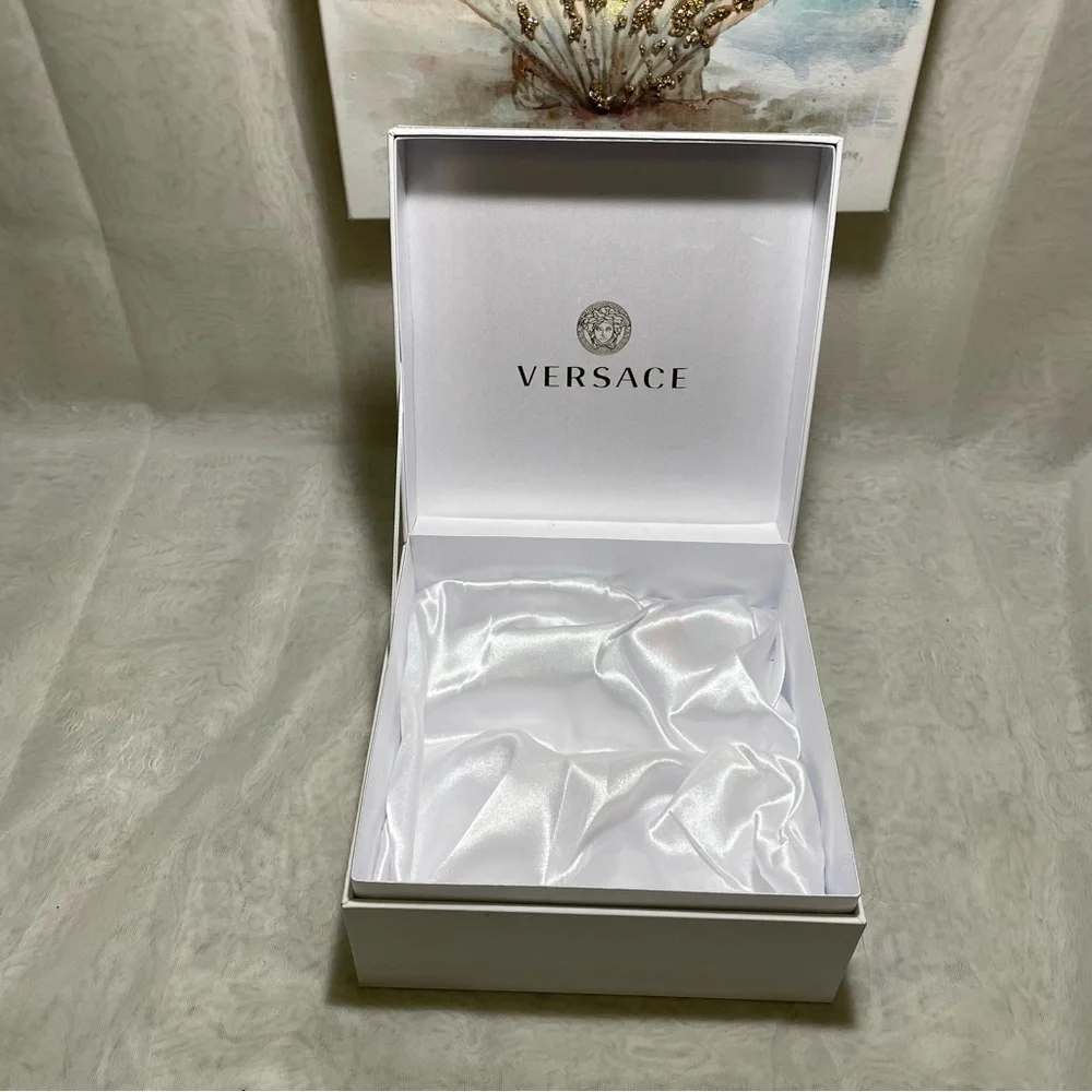 Versace White Box with Gold Versace Logo